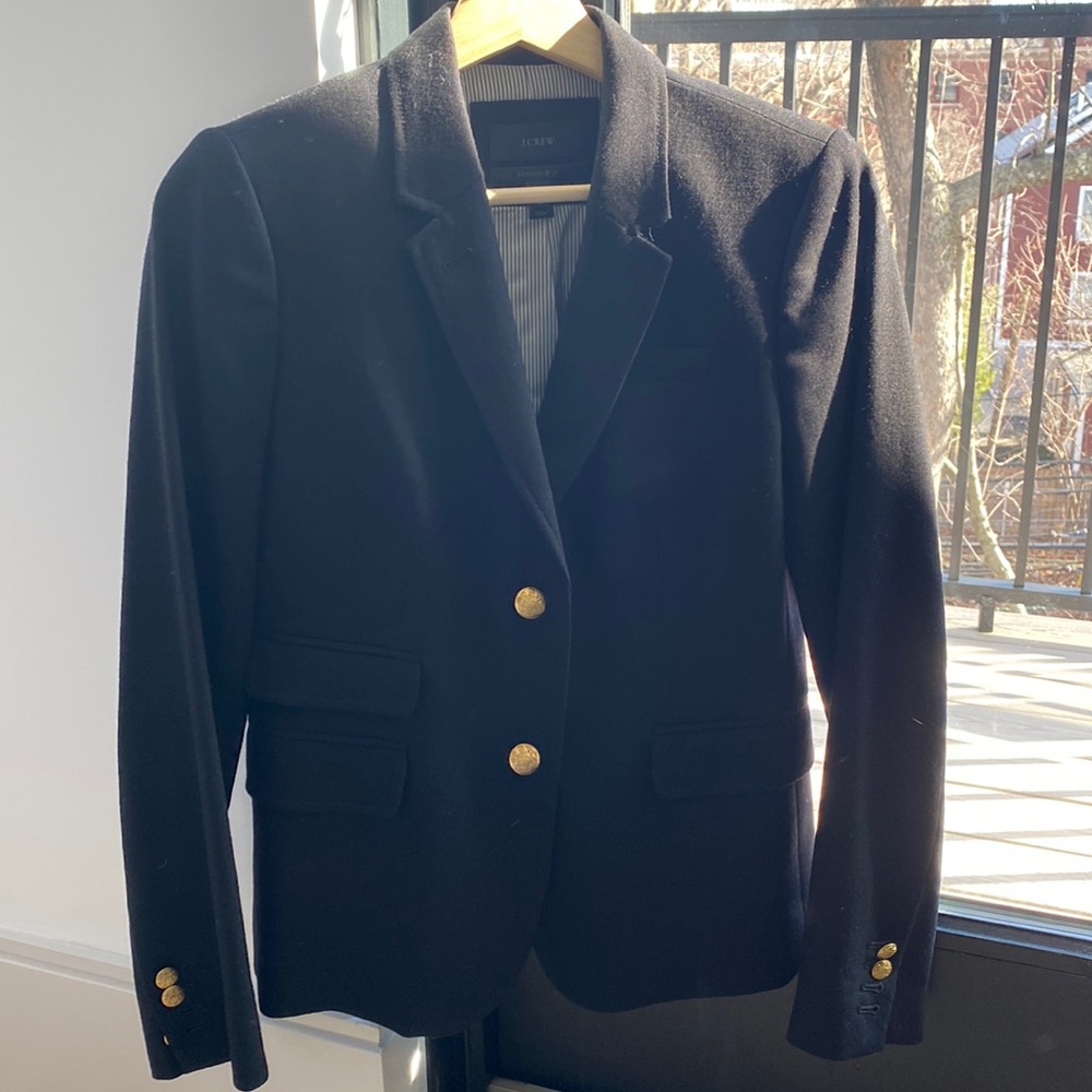 JCrew fitted schoolboy blazer